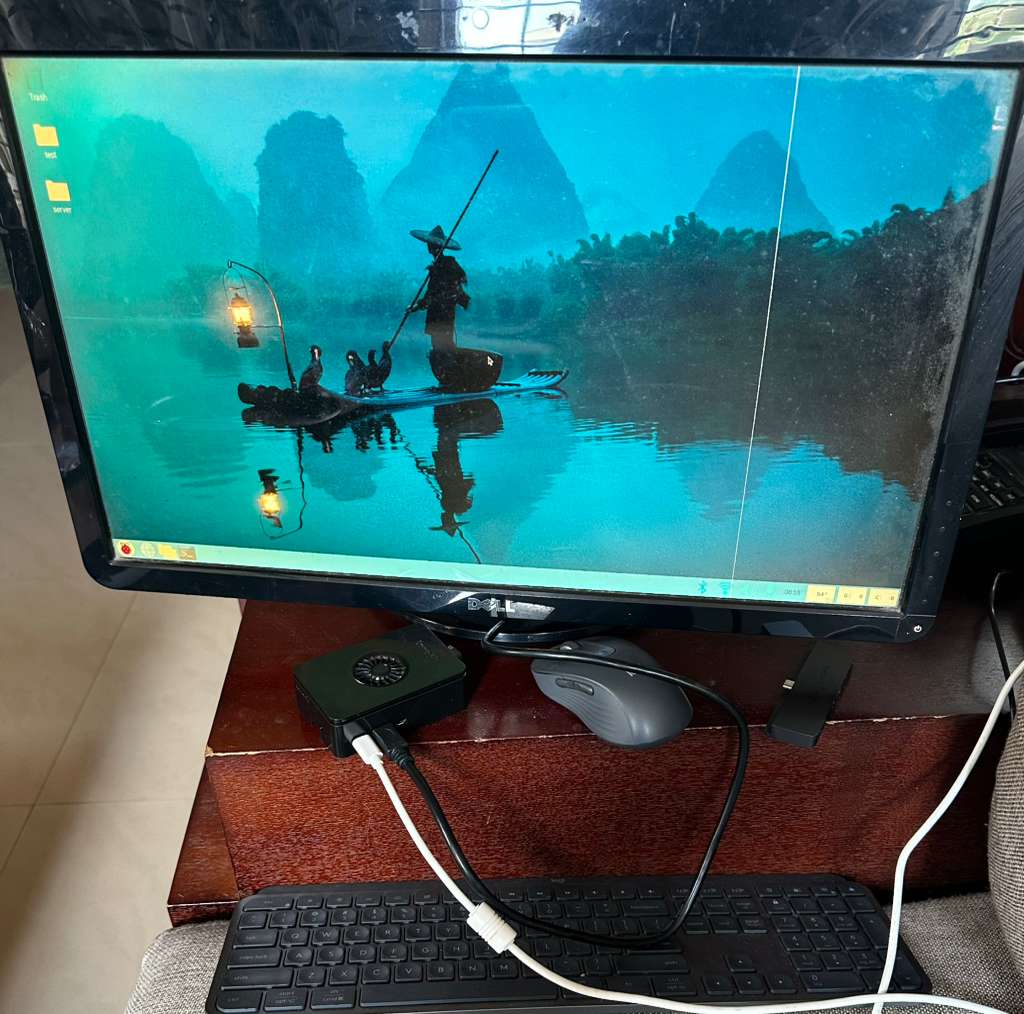 Chaithanya's Web Platform: the Pi 5, the cooler, the SD card — fully decked-out